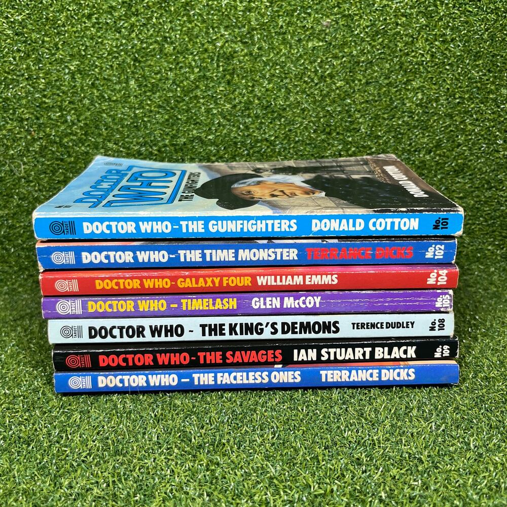 Doctor Who Target Paperback Books Novel Sci Fi Lot of 7